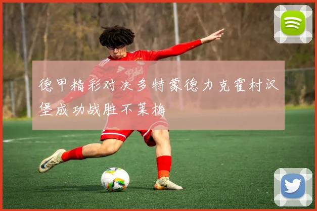 德甲精彩对决多特蒙德力克霍村汉堡成功战胜不莱梅
